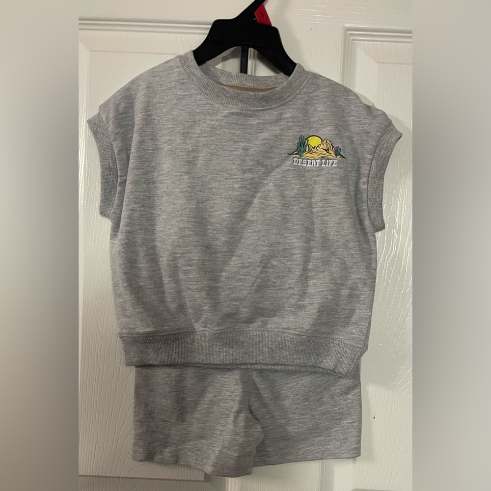 Boys’‎ Wonder Nation Gray ‘Desert Life’ shorts set! NWOT! Size 2t!